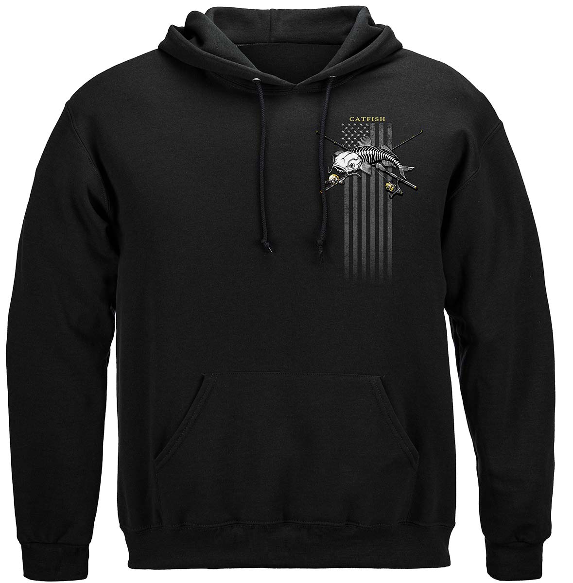 Black Flag Patriotic Catfish Premium T-Shirt