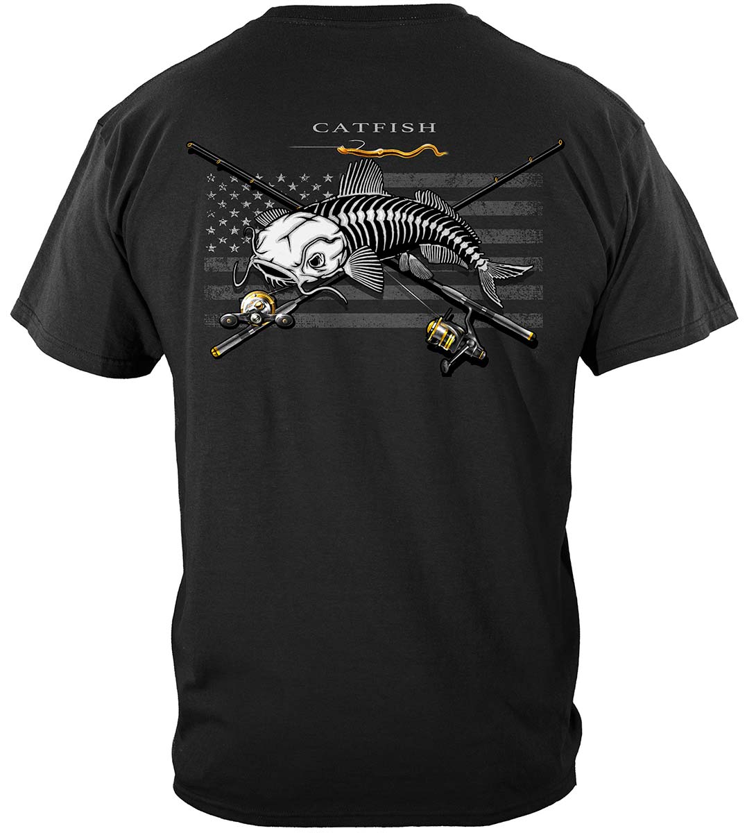 Black Flag Patriotic Catfish Premium T-Shirt