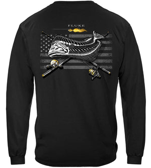 More Picture, Black Flag Patriotic Fluke Premium Long Sleeves