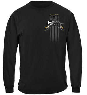 More Picture, Black Flag Patriotic Mahi Premium Long Sleeves