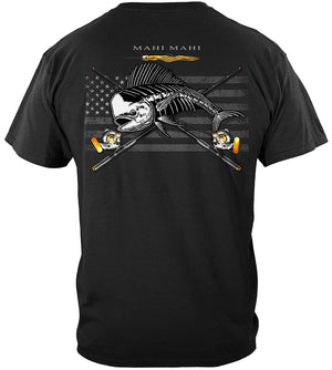 More Picture, Black Flag Patriotic Mahi Premium T-Shirt