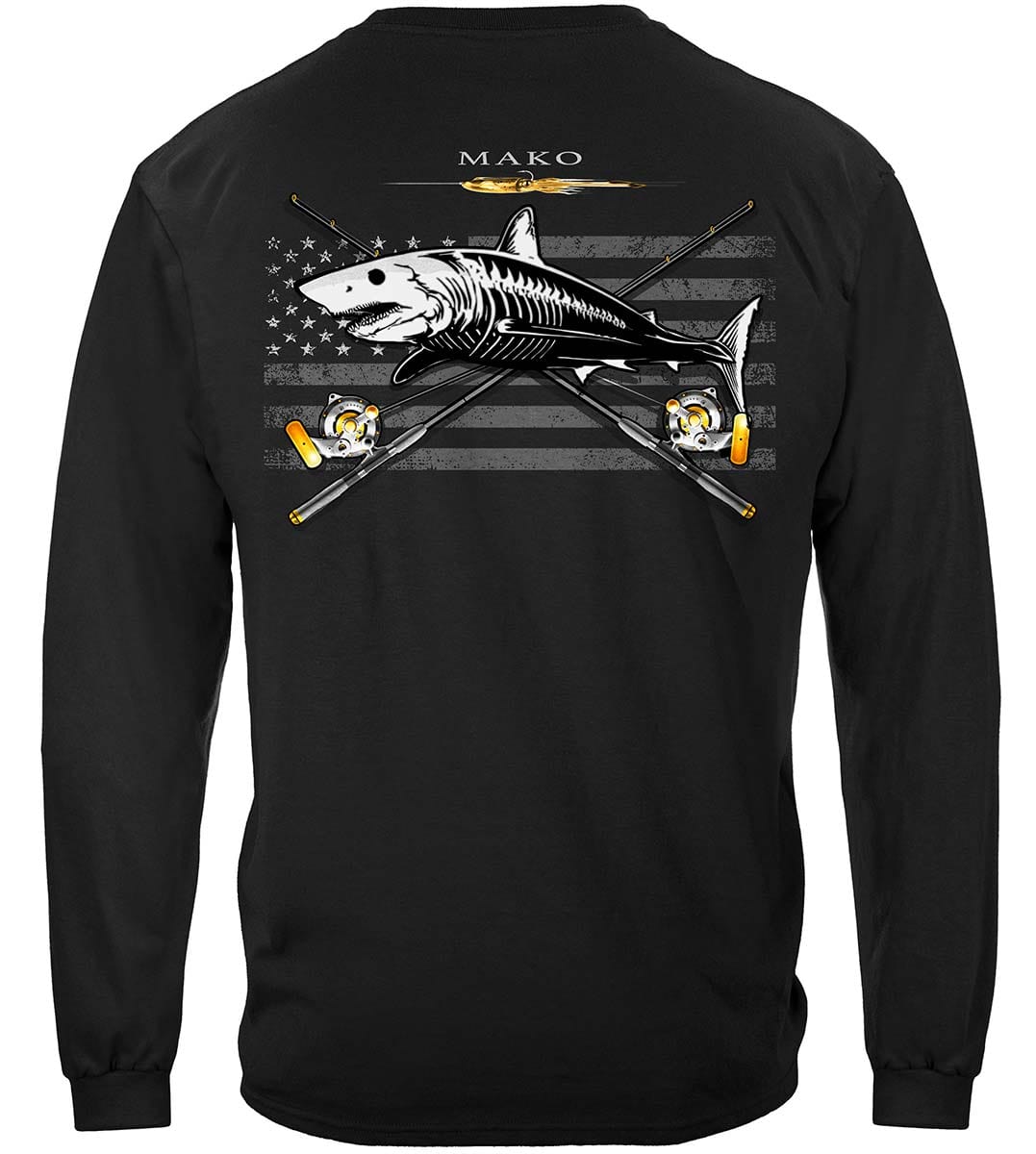 Black Flag Patriotic Shark Premium Long Sleeves