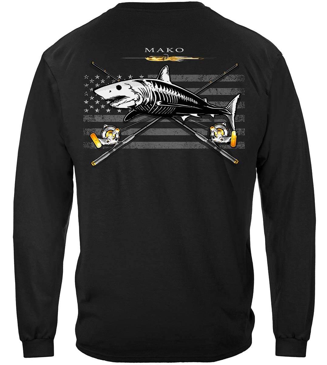 Black Flag Patriotic Shark Premium T-Shirt