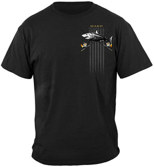 More Picture, Black Flag Patriotic Shark Premium Hooded Sweat Shirt