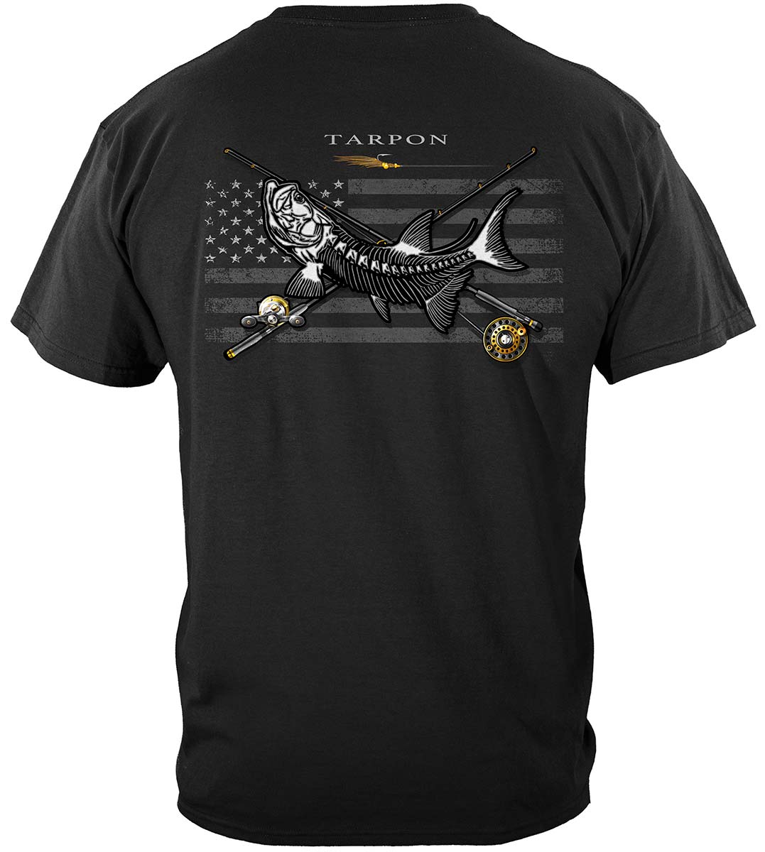 Black Flag Patriotic Tarpon Premium T-Shirt