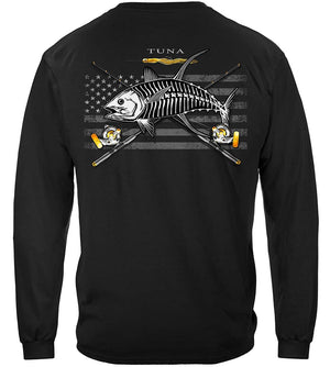 More Picture, Black Flag Patriotic Tuna Premium Long Sleeves