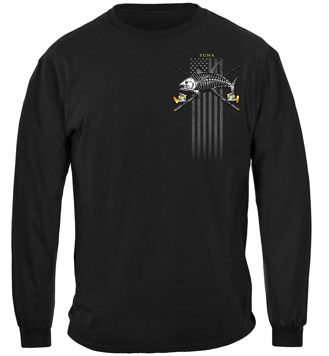 Black Flag Patriotic Tuna Premium Hooded Sweat Shirt