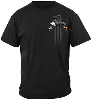 More Picture, Black Flag Patriotic Tuna Premium T-Shirt