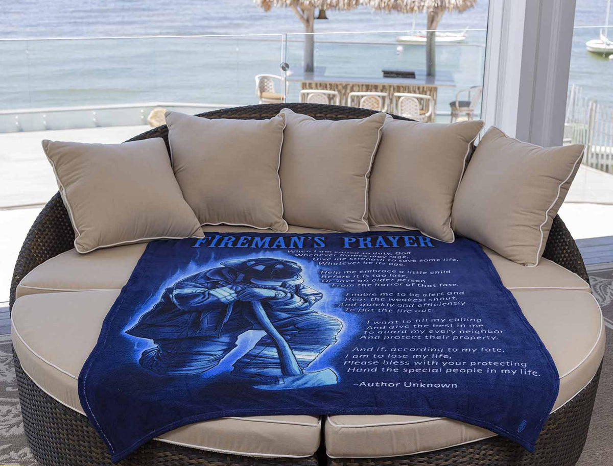 Fireman&#39;s Prayer Premium Blanket