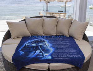 More Picture, Fireman's Prayer Premium Blanket