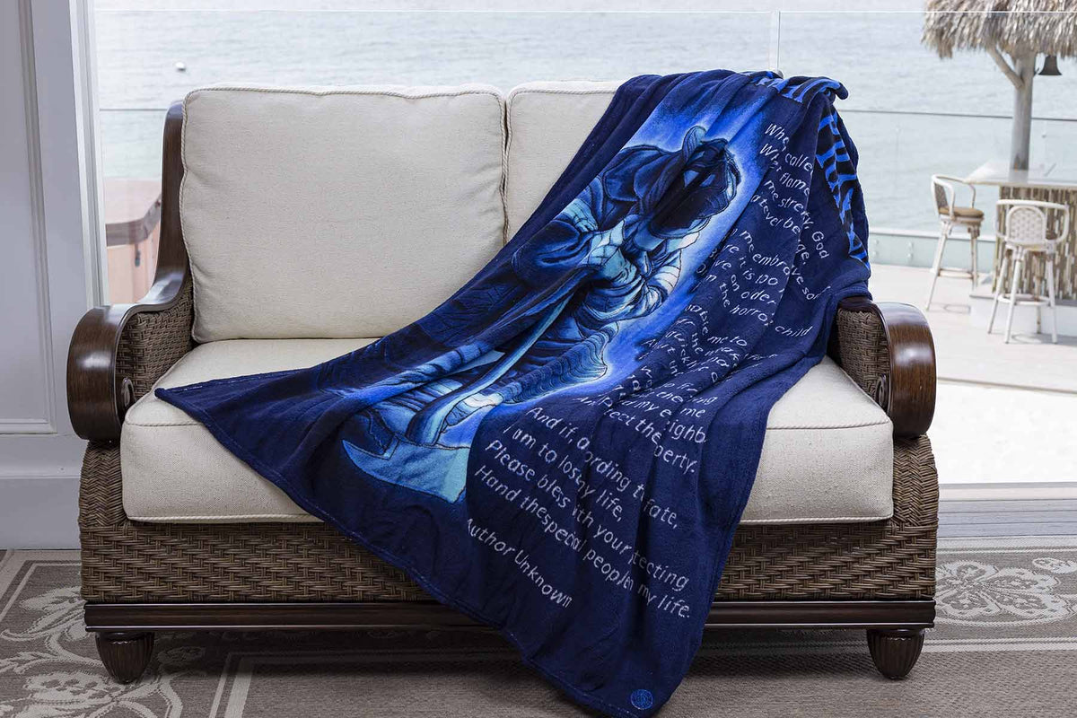 Fireman&#39;s Prayer Premium Blanket