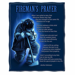 More Picture, Fireman's Prayer Premium Blanket