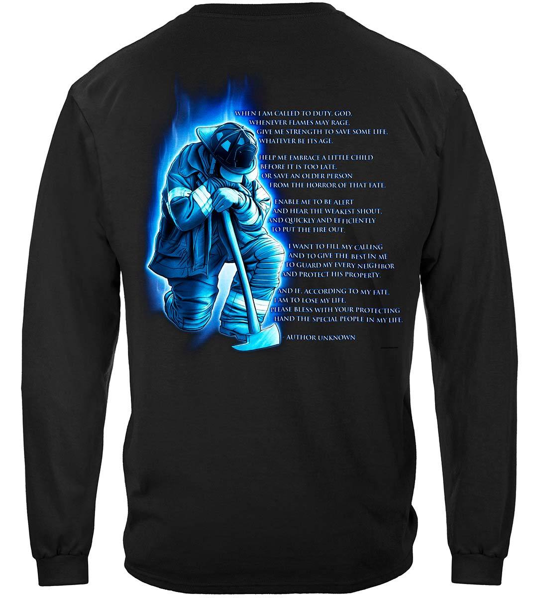 Fireman&#39;s Prayer Premium Hooded Sweat Shirt