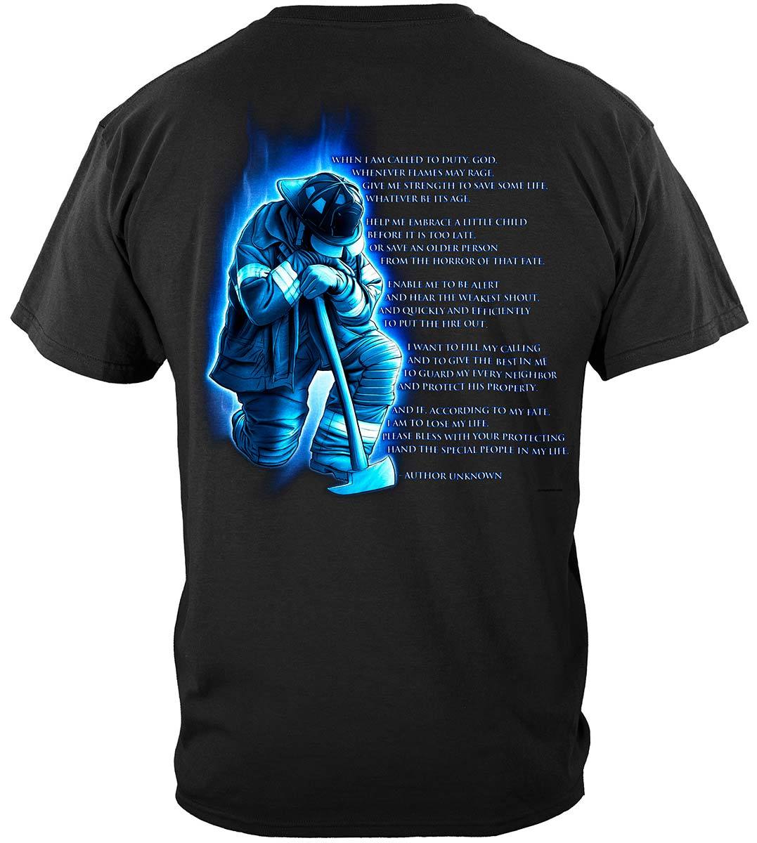 Fireman&#39;s Prayer Premium Hooded Sweat Shirt