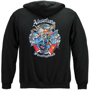 More Picture, Absolute Firefighter Gas Mask Premium Hooded Sweat Shirt