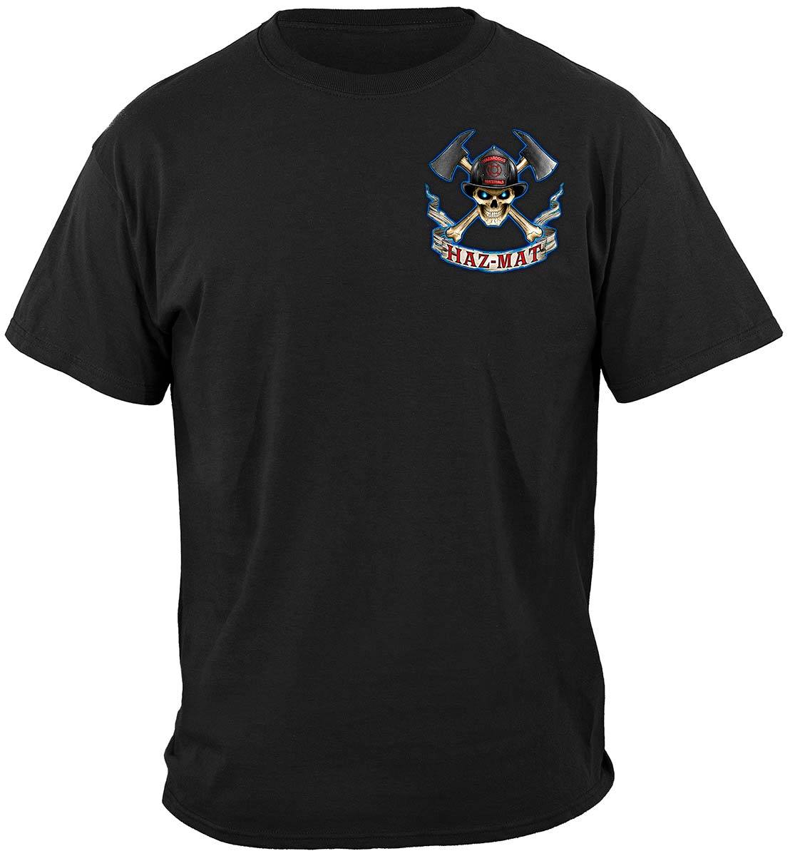 Haz Mat Firefighter Premium Hooded Sweat Shirt