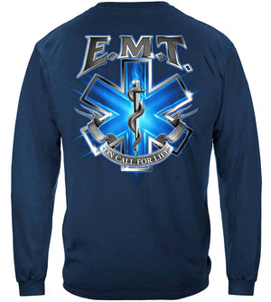 More Picture, On Call For Life EMT Premium Hooded Sweat Shirt