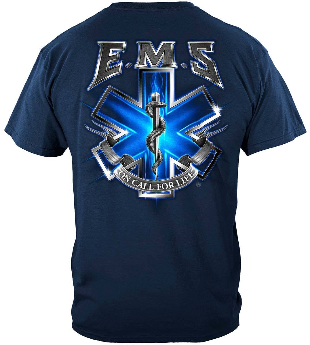 EMS On Call For Life EMS Premium Hooded Sweat Shirt