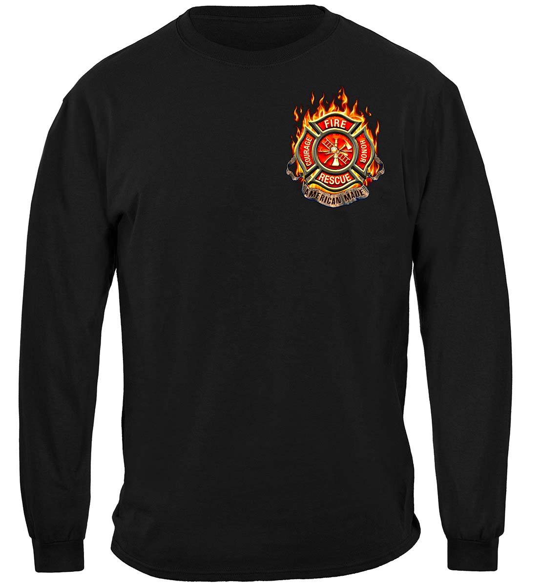 Patriotic Fire Eagle American Made Premium T-Shirt