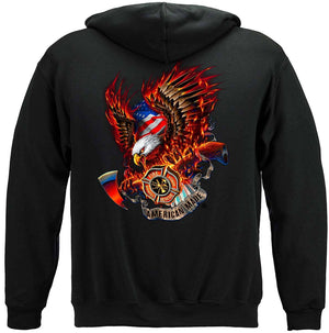 More Picture, Patriotic Fire Eagle American Made Premium T-Shirt