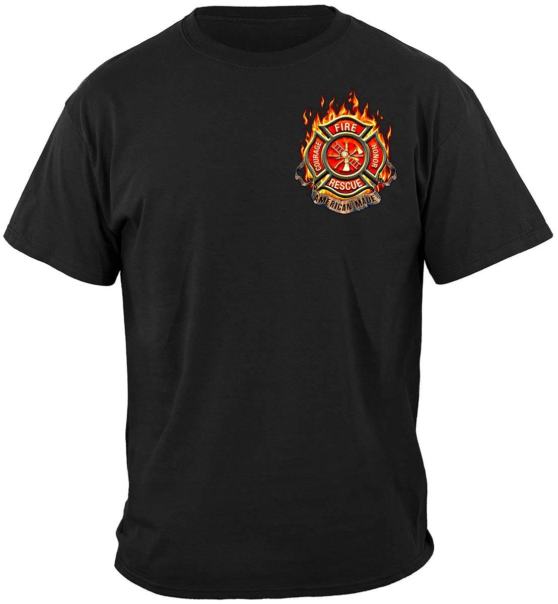 Patriotic Fire Eagle American Made Premium T-Shirt