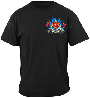 More Picture, Firefighter Fire Dog First in Last Out Premium Long Sleeves