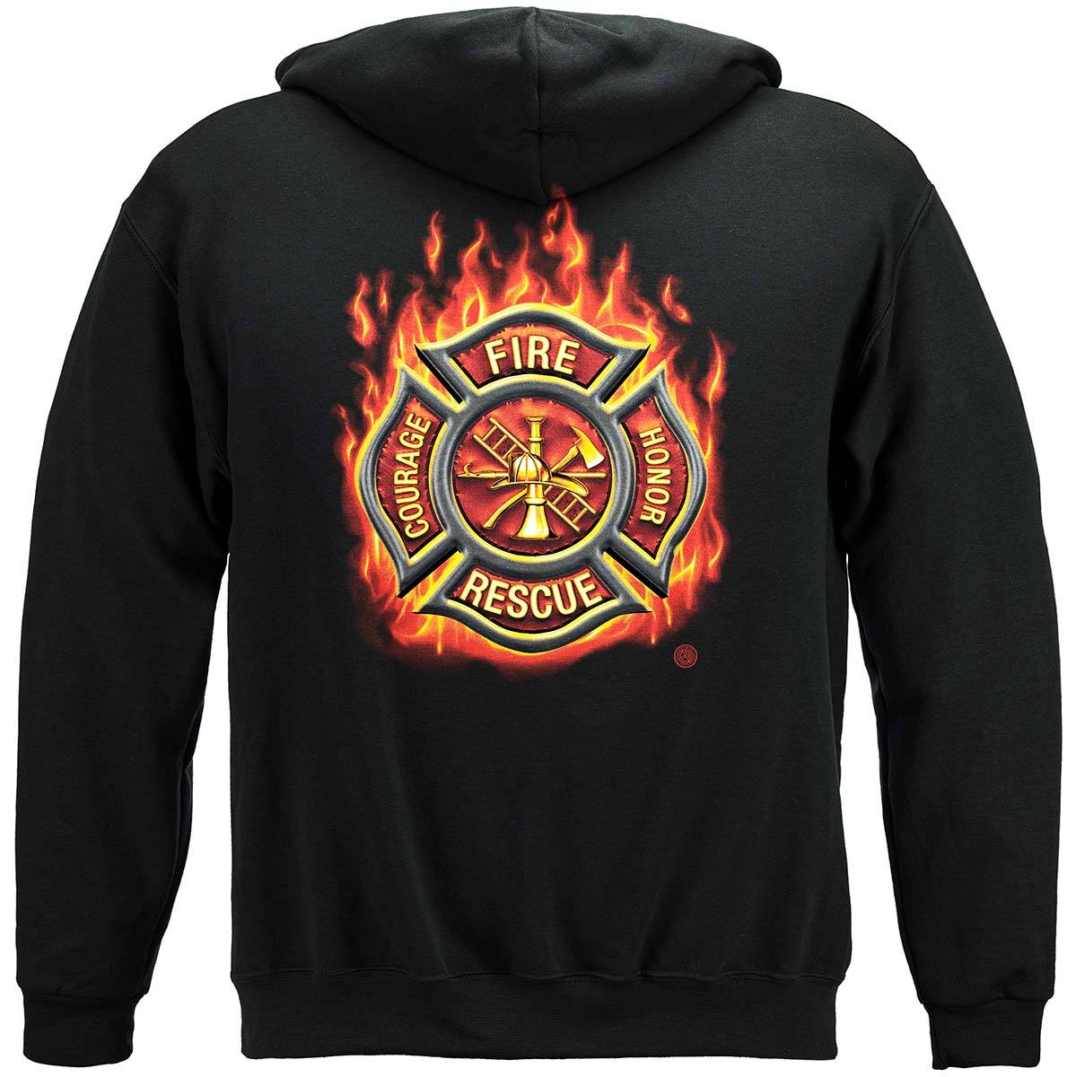 Firefighter classic Fire Maltese Premium Hooded Sweat Shirt