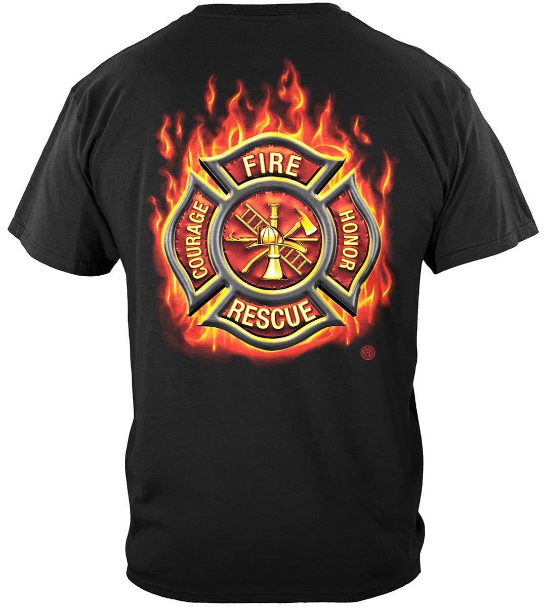 Firefighter Classic Fire Maltese Premium T-Shirt