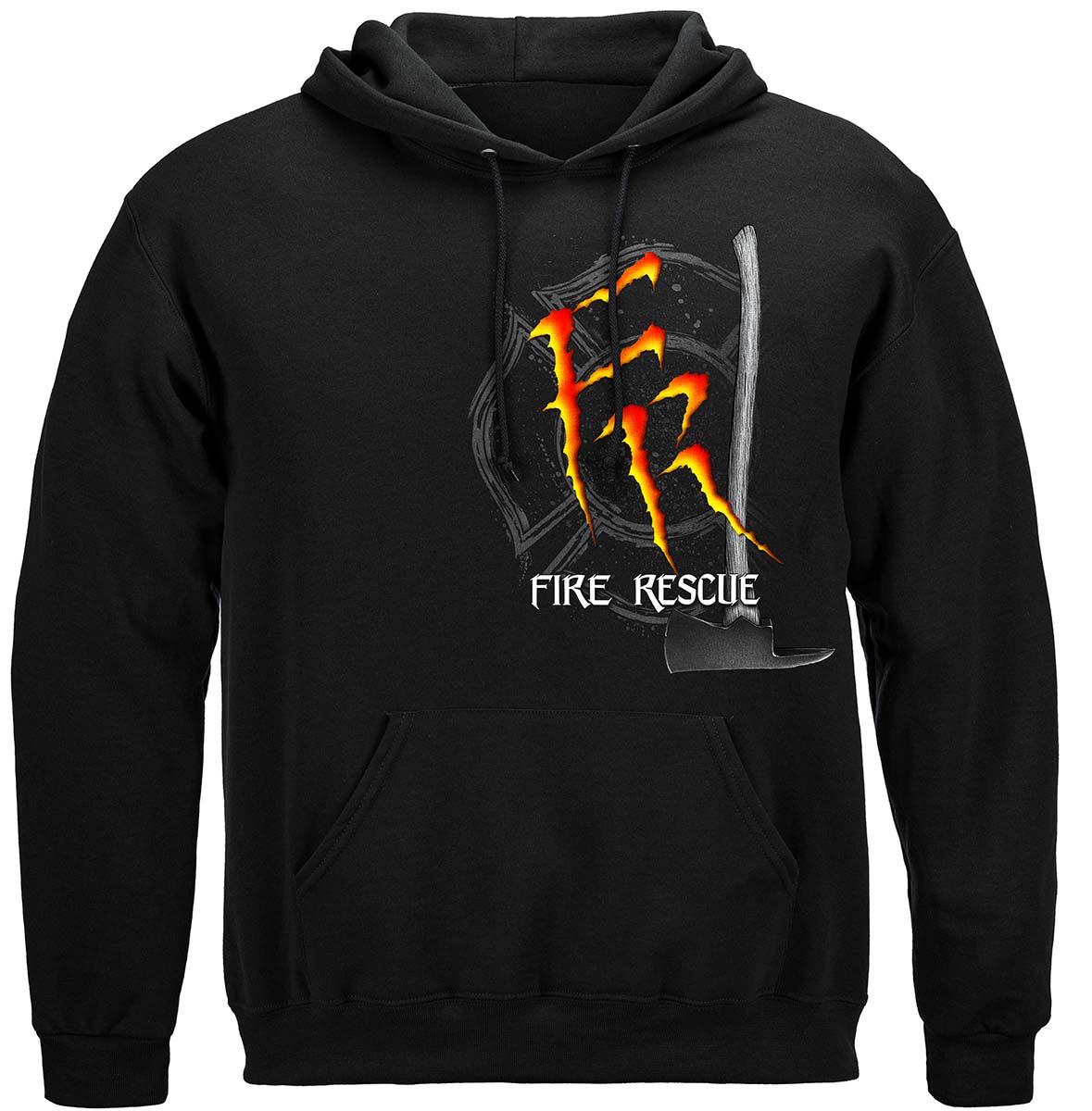 Monster Claws Fire Rescue Premium Hooded Sweat Shirt