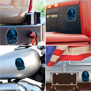 More Picture, Firefighter You Will Never Be Forgotten 343 Premium Reflective Decal