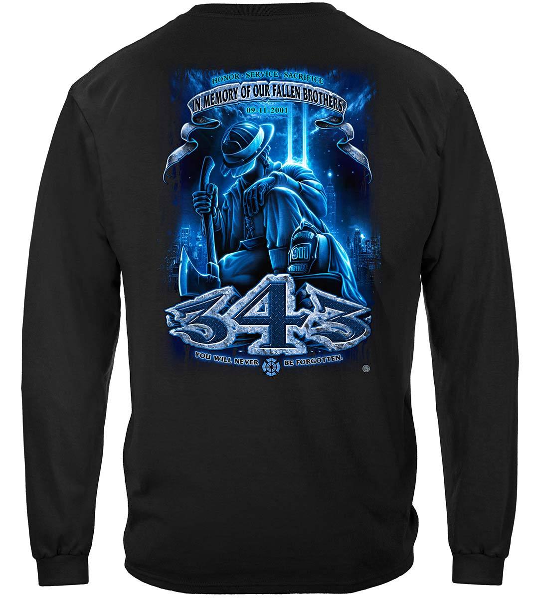 Firefighter Never Forget Brotherhood Premium T-Shirt
