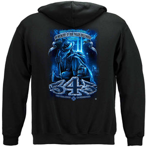 More Picture, Firefighter Never Forget Brotherhood Premium Hooded Sweat Shirt