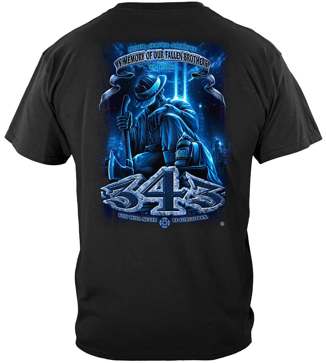 Firefighter Never Forget Brotherhood Premium T-Shirt