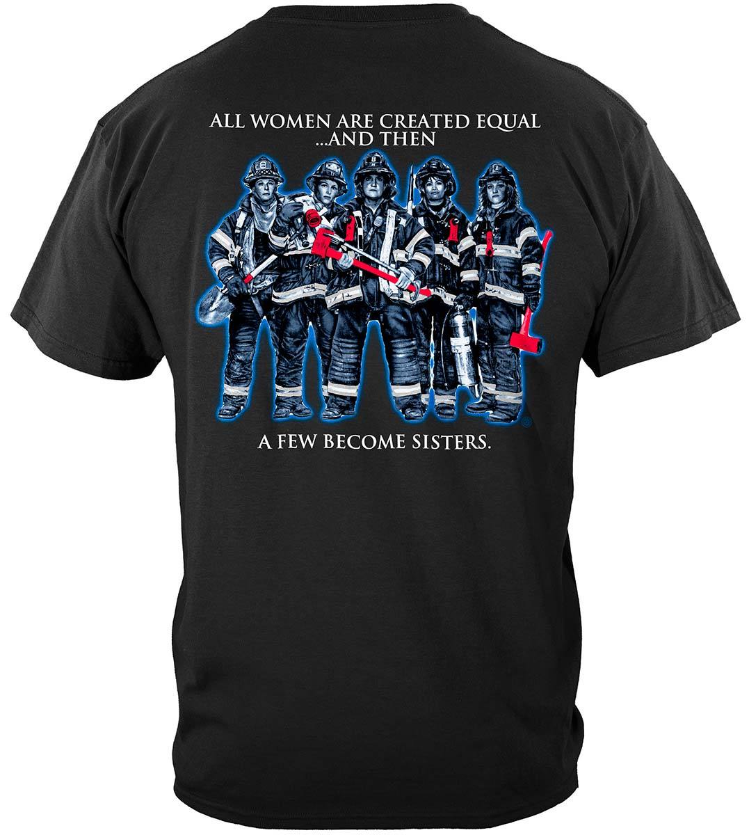 Sisterhood Firefighter Premium Hooded Sweat Shirt