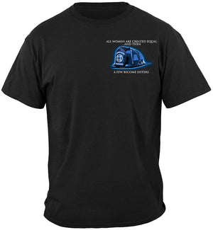 More Picture, Sisterhood Firefighter Premium T-Shirt