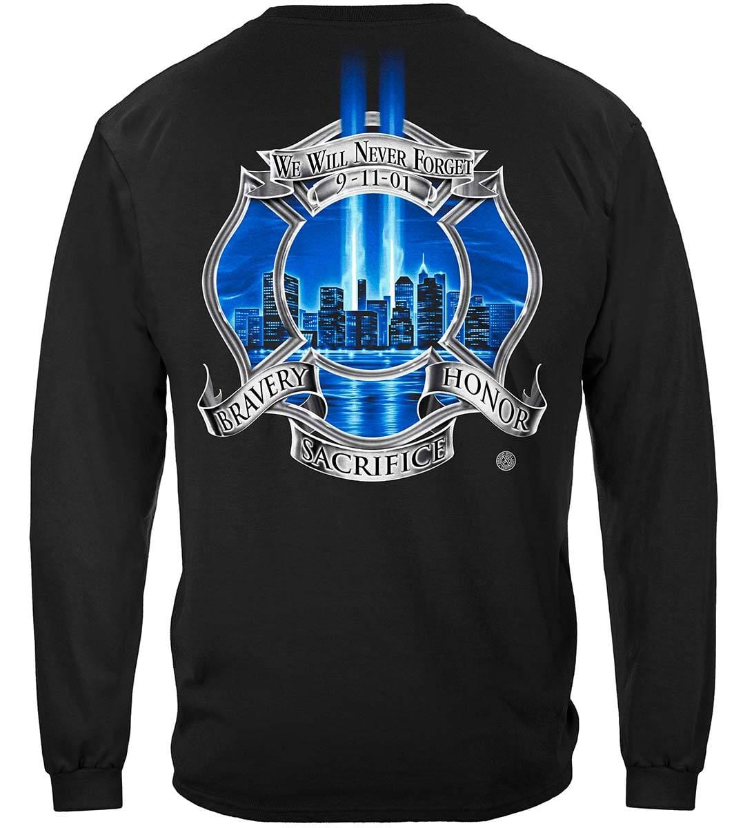 Tribute High Honor Firefighter Premium Hooded Sweat Shirt