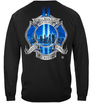 More Picture, Tribute High Honor Firefighter Premium Hooded Sweat Shirt