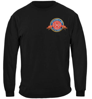 More Picture, Firefighter badge of honor Premium Hooded Sweat Shirt