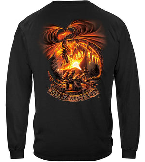 More Picture, Fear No Evil Dragon Premium Hooded Sweat Shirt