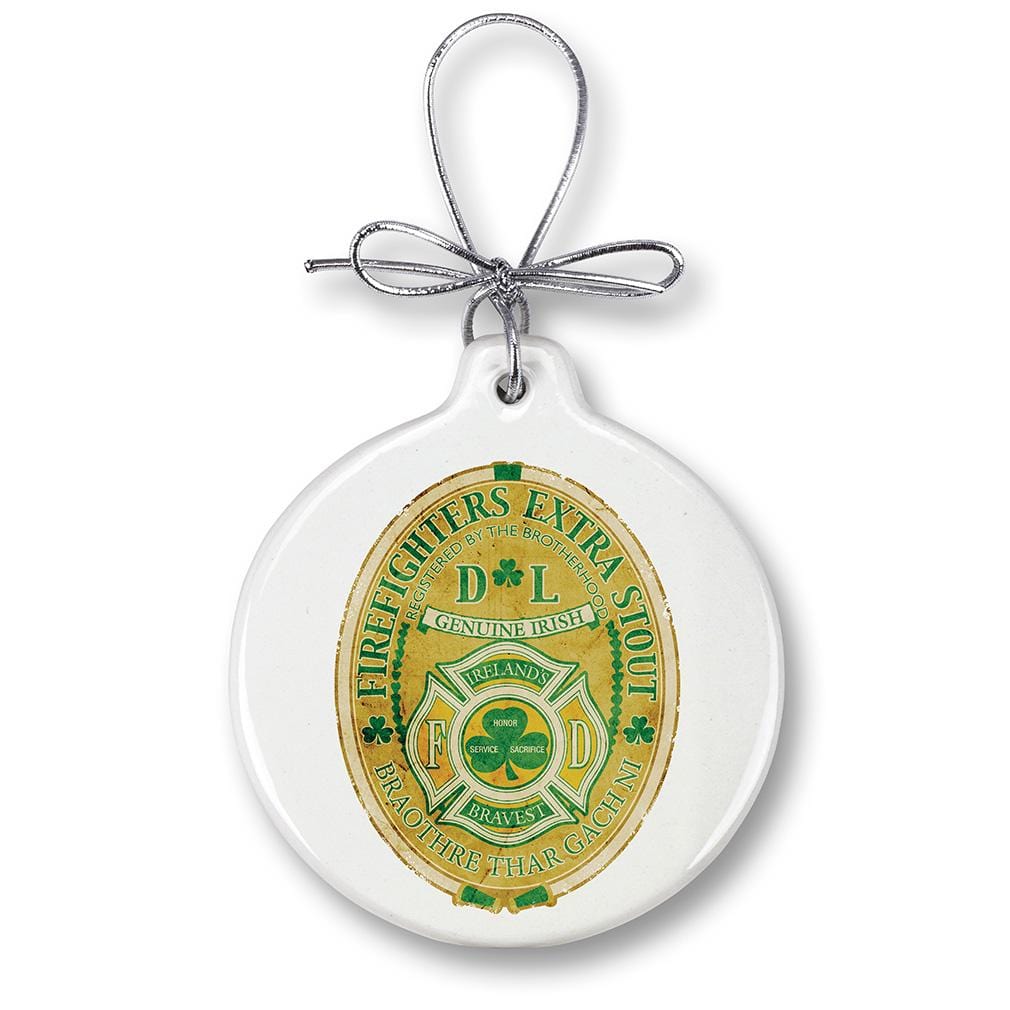 Firefighter Irelands Iriah Bravest Christmas Tree Ornaments - Shop ...