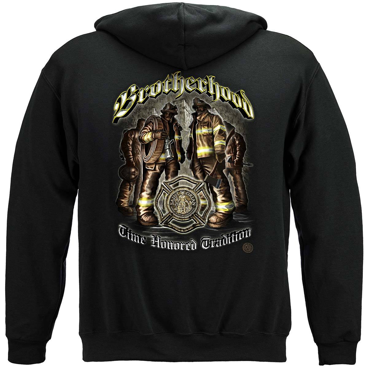 Firefighter Time Honor Tradition Premium Hooded Sweat Shirt