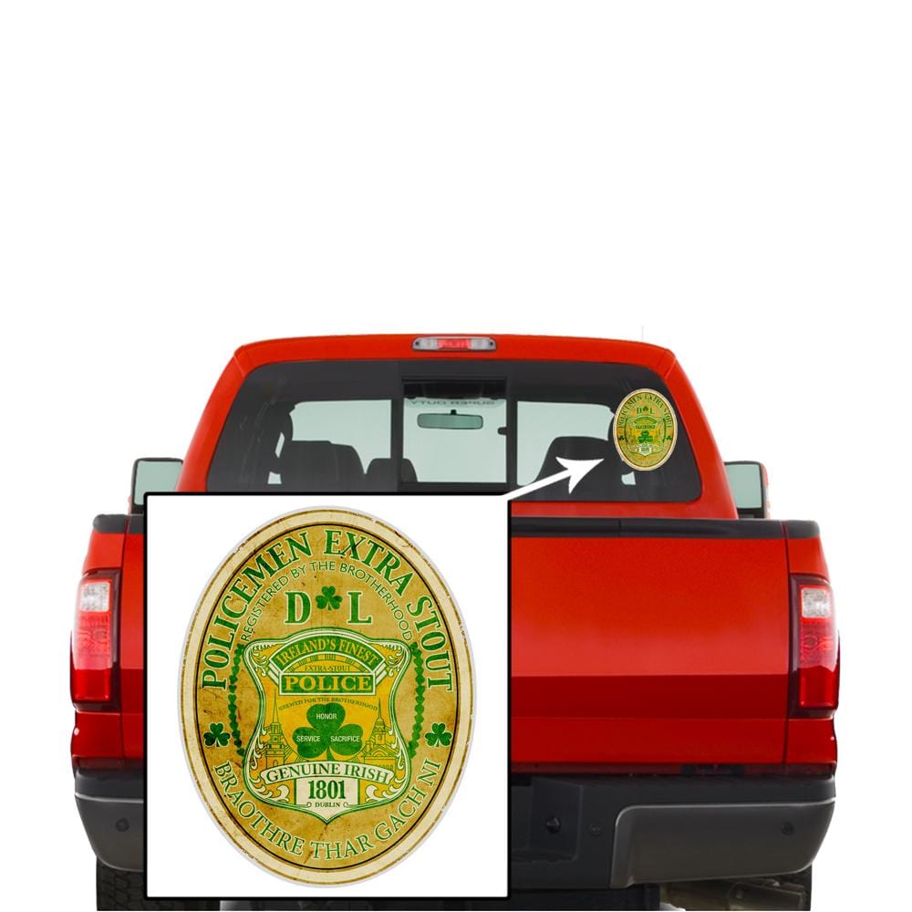 Police Irelands Finest Premium Reflective Decal
