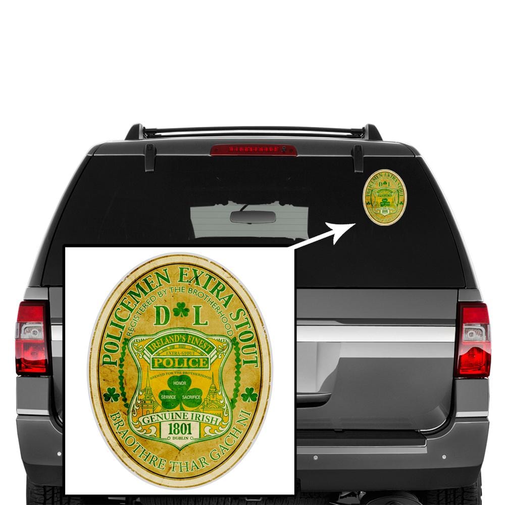 Police Irelands Finest Premium Reflective Decal