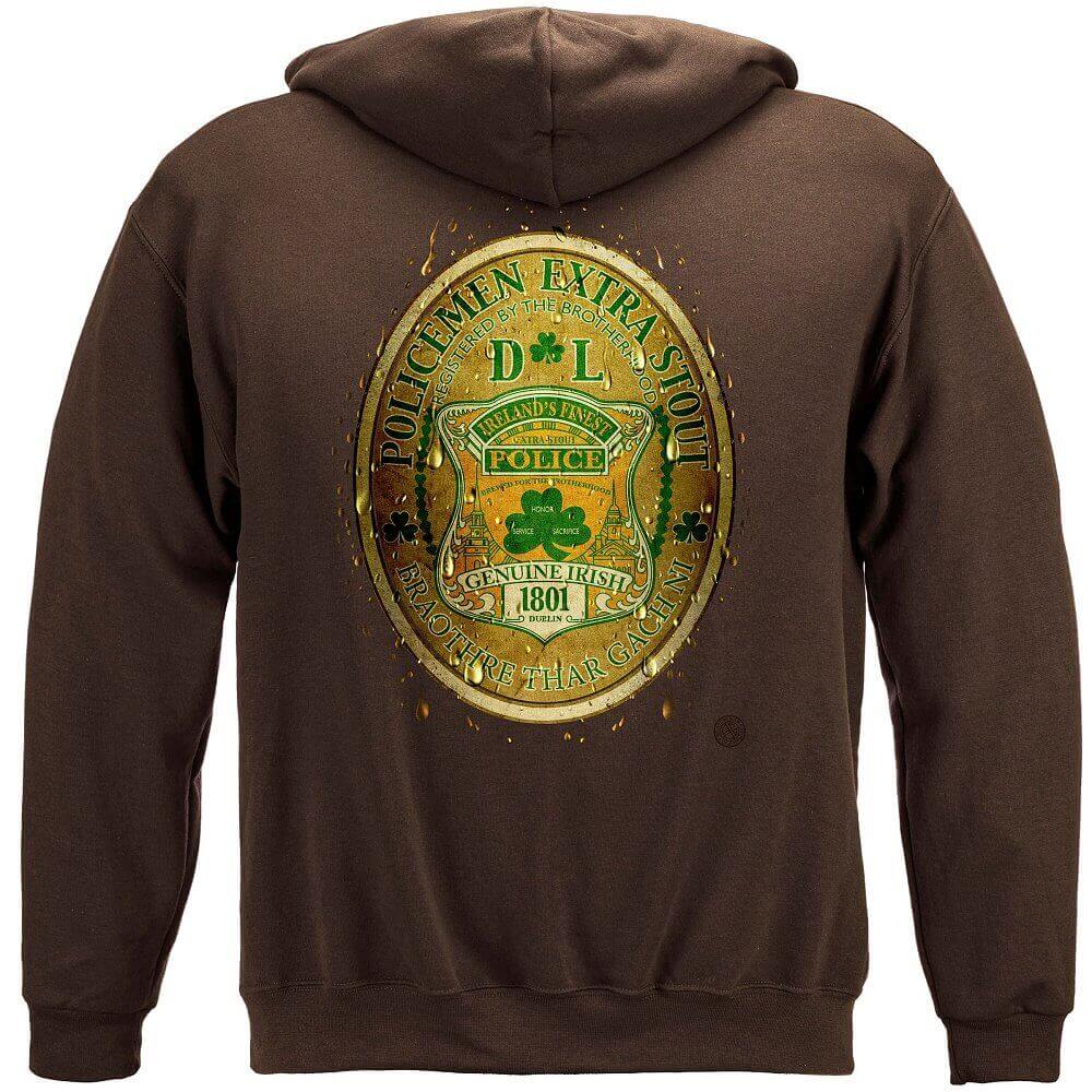 Police DL Bottled by Ireland&#39;s Finest Police Premium Hooded Sweat Shirt