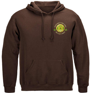 More Picture, Police DL Bottled by Ireland's Irish Finest Police Premium Hooded Sweat Shirt