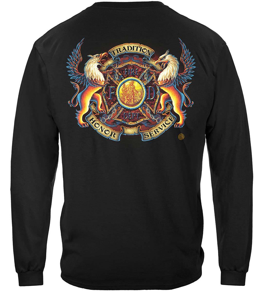 Firefighter Coat of Arms Premium T-Shirt