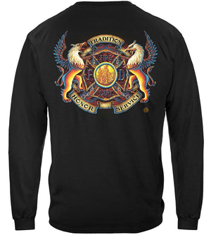 More Picture, Firefighter Coat of Arms Premium T-Shirt