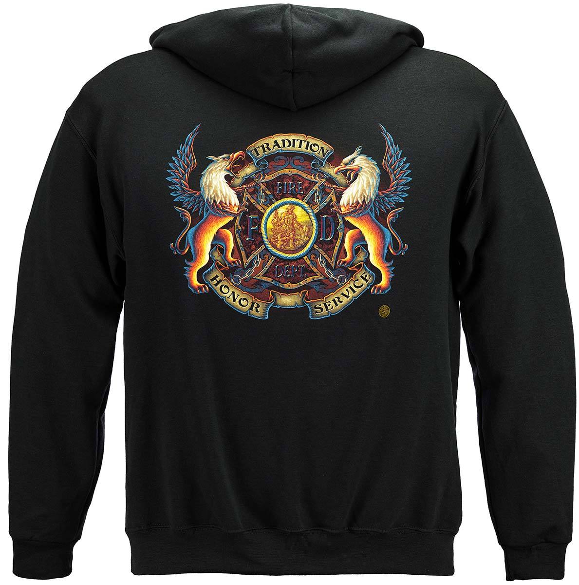 Firefighter Coat of Arms Premium T-Shirt