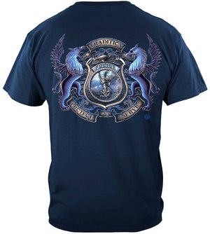 More Picture, Police Coat of Arms Premium T-Shirt