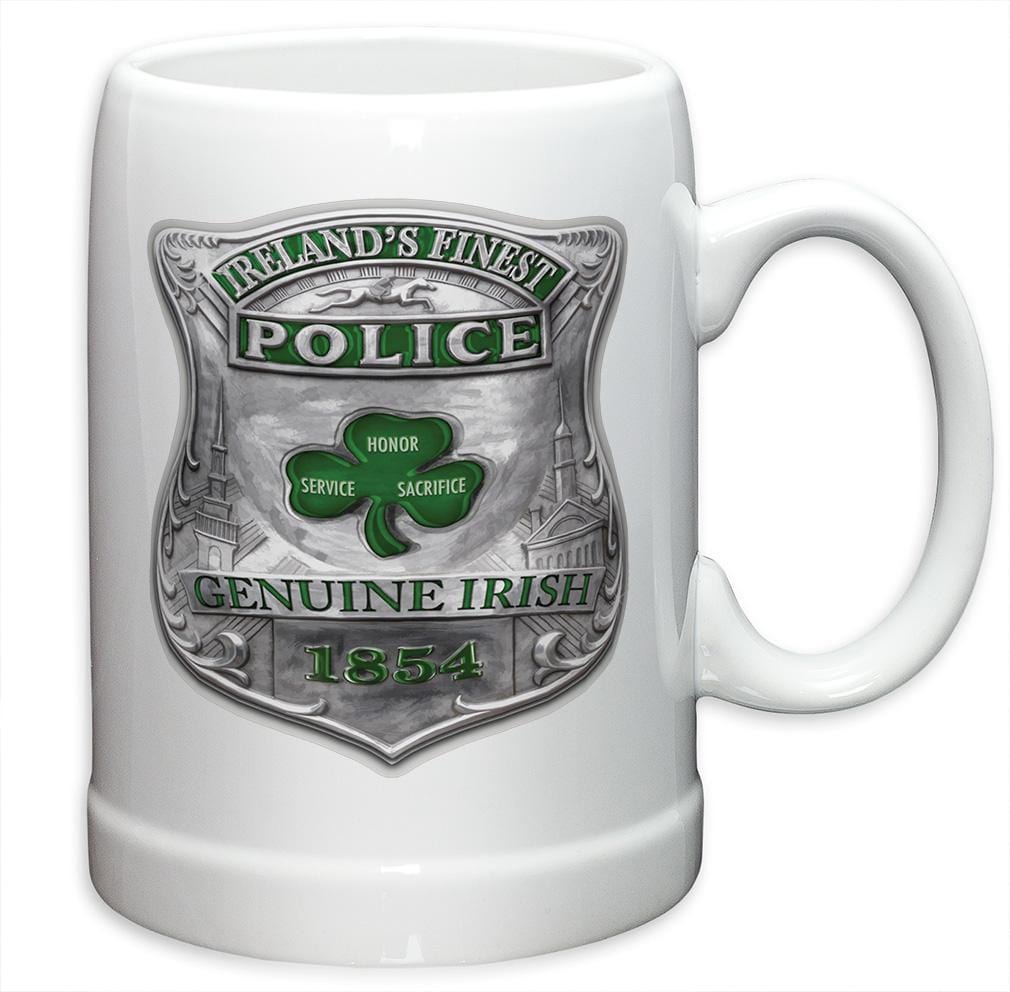 Firefighter Garda Irelands Finest Stoneware White Coffee Mug Gift Set